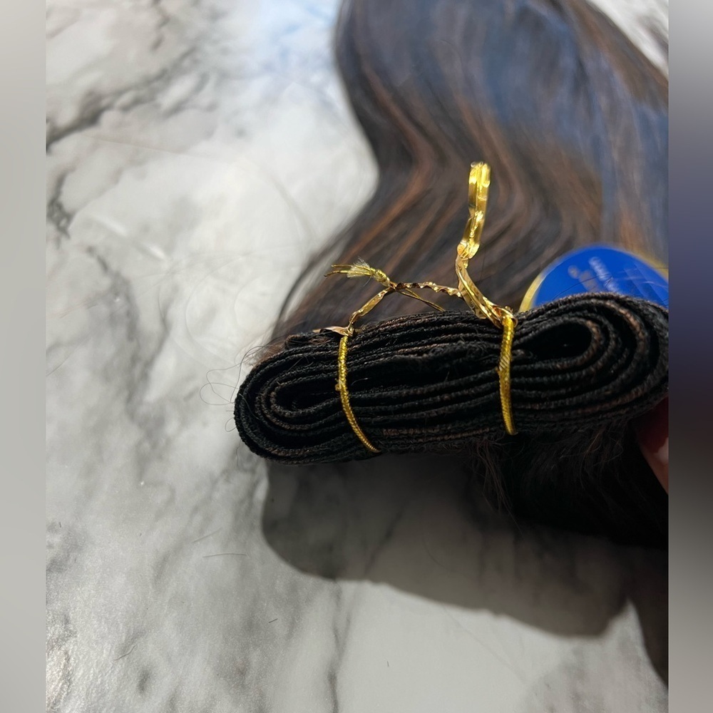 16 Inch Outre Micro perm Yaki # C1b/30 weft Human hair + Natural hair blend - Picture 3 of 5